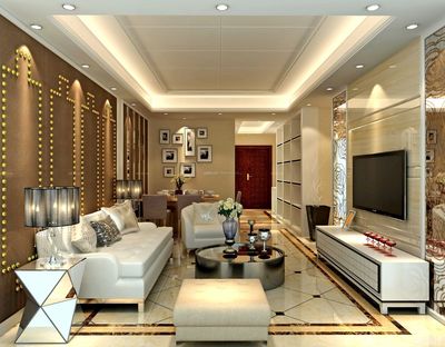 90平米住宅室内装饰装修 豪华家装效果图大全