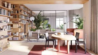 环球家居 | 乌克兰现代风藏书公寓 理性美学与人文温度的完美融合